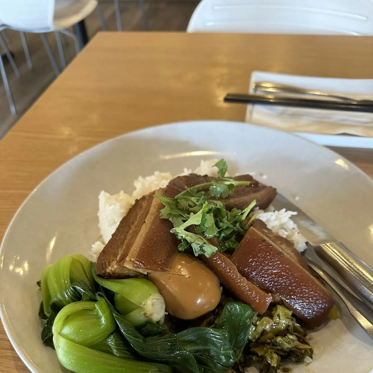 Braised Pork over Rice 控肉饭